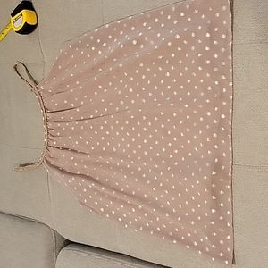 Dressy Paper Crane halter top. Size medium